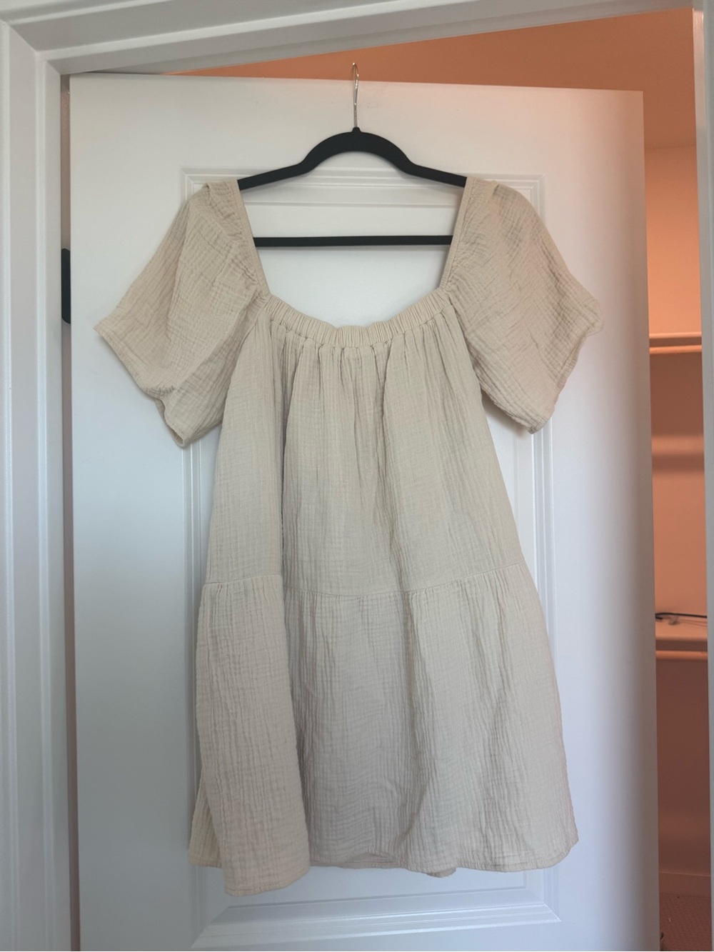 Sabo Skirt Gauze Tiered Short Dress